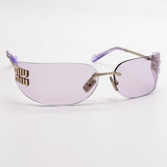 NEW MIU MIU SUNGLASSES MUA51S ZVN90O PINK WOMEN MU A51S SMU A51 - Picture 4 of 9